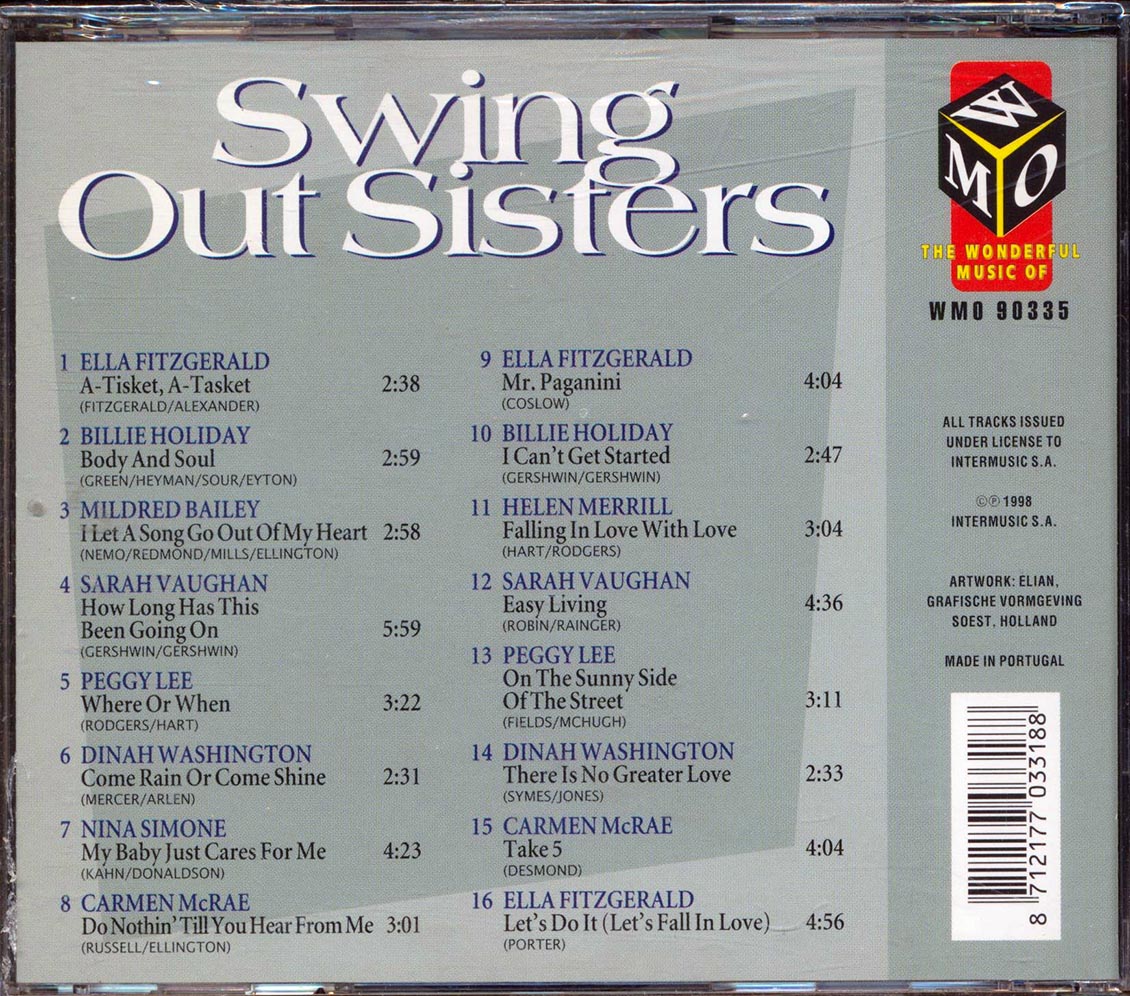 Ella Fitzgerald, Billie Holiday, Mildred Bailey, Peggy Lee, Etc. - Swing Out Sisters: Ladies Of Jazz [New CD]
