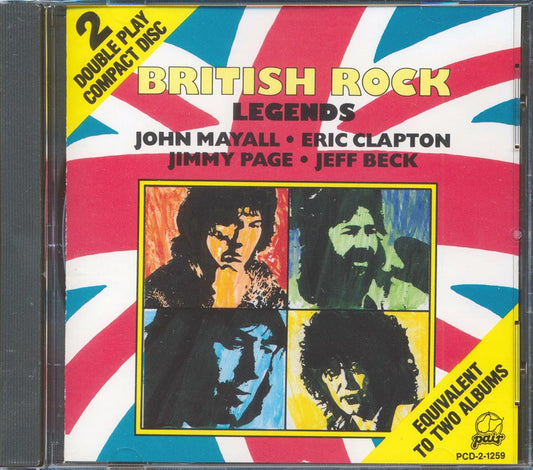 Jimmy Page, John Mayall, Eric Clapton, Jeff Beck, Etc. - British Rock Legends (20 tracks) [New CD]