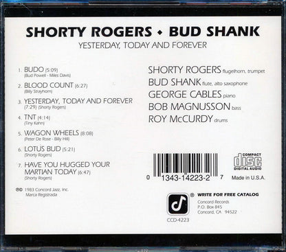Shorty Rogers, Bud Shank - Yesterday, Today And Forever [New CD]