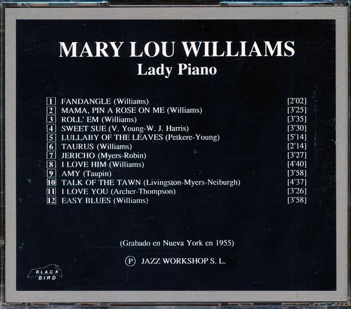 Mary Lou Williams - Lady Piano [New CD]