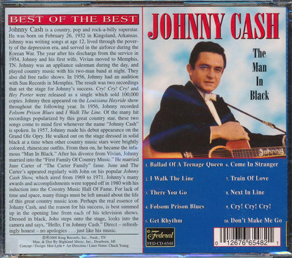 Johnny Cash - Best Of The Best: The Man In Black [New CD]