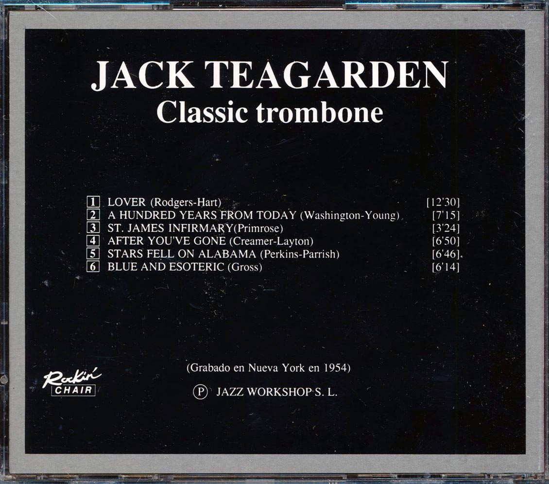 Jack Teagarden - Classic Trombone [New CD]