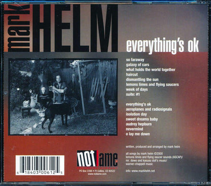 Mark Helm - Everything's OK [New CD]