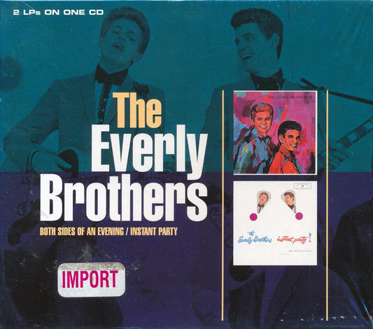 The Everly Brothers - Both Sides Of An Evening + Instant Party (2 albums on 1 CD) (34 tracks) (+ 9 bonus tracks) [New CD]