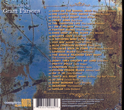 Flatt & Scruggs, The Louvin Brothers, Merle Travis, Etc. - The Roots Of Gram Parsons (25 tracks) [New CD]