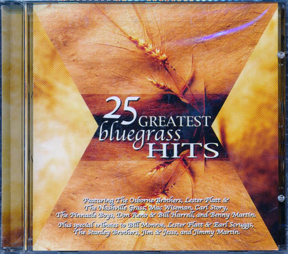 Mac Wiseman, The Osborne Brothers, Lester Flatt & The Nashville Grass, Etc. - 25 Greatest Bluegrass Hits (25 tracks) [New CD]