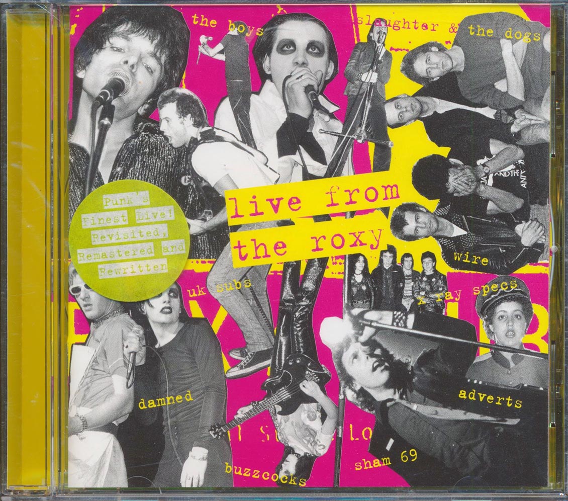 Buzzcocks, Sham 69, UK Subs, The Damned, Etc. - Live From The Roxy (20 tracks) (remastered) [New CD]