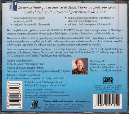 El Efecto Mozart, Musica Para Ninos - Afina Tu Mente Volume 1 [New CD]