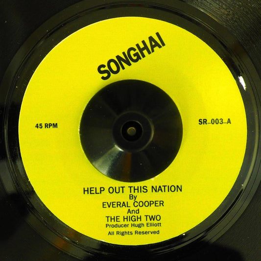 Everal Cooper & The High Two - Help Out This Nation  /  Version [New Vinyl 7"]
