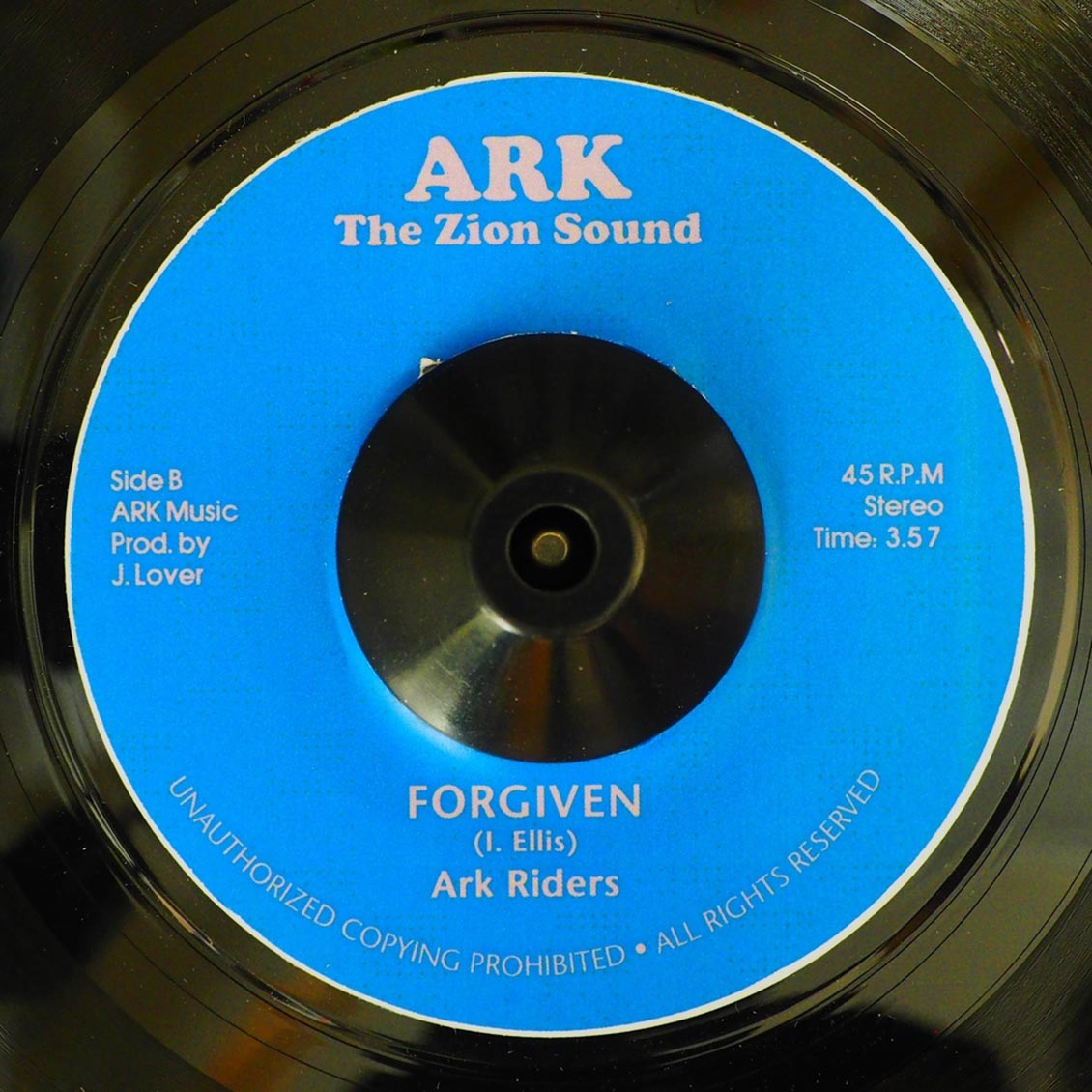 Johnny Lover - Forgive I  /  Ark Riders - Forgiven [New Vinyl 7"]