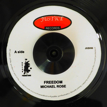 Michael Rose - Freedom  /  Version [New Vinyl 7"]