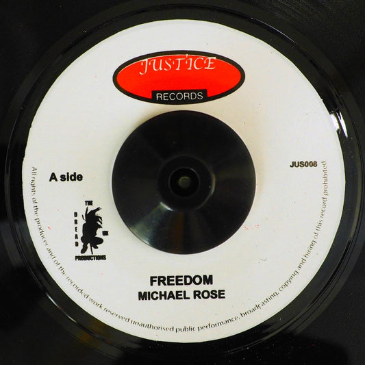 Michael Rose - Freedom  /  Version [New] [New Vinyl 7"]