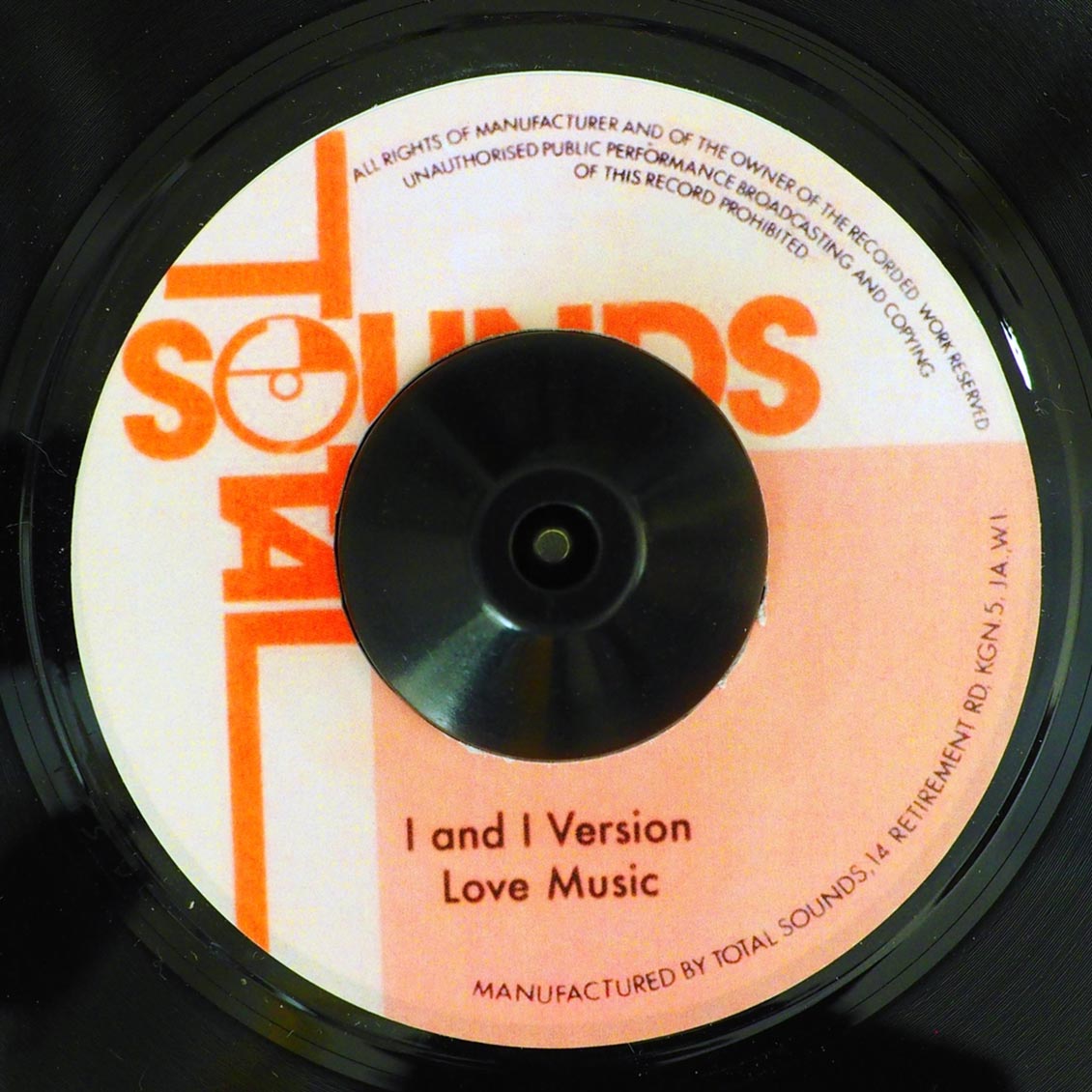 Mickey Simpson - I And I Can't Turn Back Now  /  Love Music - I And I Version [New Vinyl 7"]