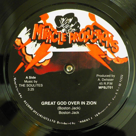 Boston Jack - Great God Over In Zion  /  Boston Jack - Starvation [New] [New Vinyl 7"]