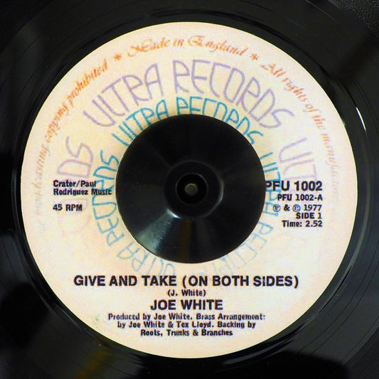 Joy White - Give And Take On Both Sides  /  Joe White - Roots Dub [New] [New Vinyl 7"]