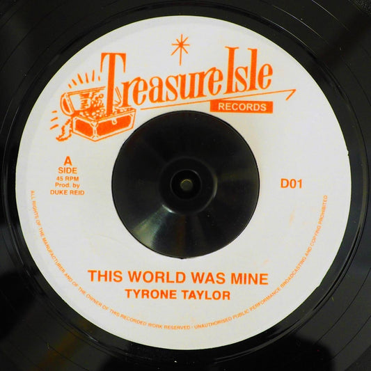 Tyrone Taylor - This World Was Mine  /  Supersonics - Baba Explosion [New] [New Vinyl 7"]