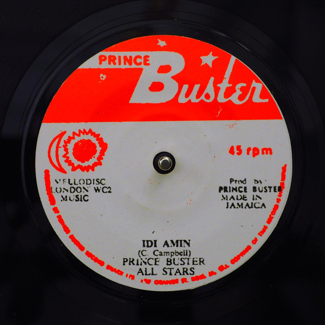 Prince Buster All Stars - Idi Amin  /  Prince Buster All Stars - Version [New] [New Vinyl 7"]