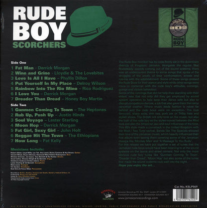 Phyllis Dillon, Lester Sterling, Rico Rodriguez, The Heptones, Etc. - Rude Boy Scorchers (180g) [New Vinyl LP]
