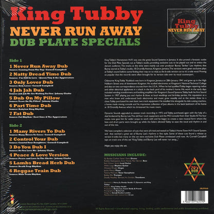 King Tubby - Never Run Away: Dub Plate Specials (180g) [New Vinyl LP]