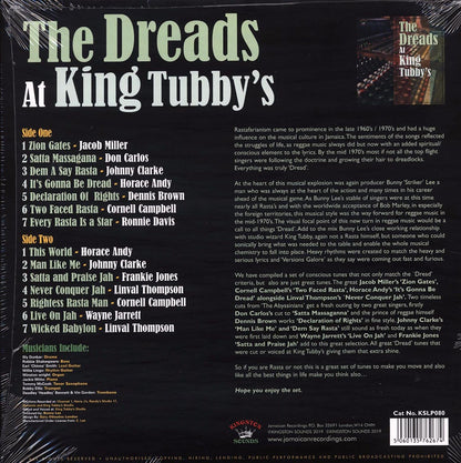 Jacob Miller, Don Carlos, Wayne Jarrett, Linval Thompson, Etc. - The Dreads At King Tubby's (180g) [New Vinyl LP]