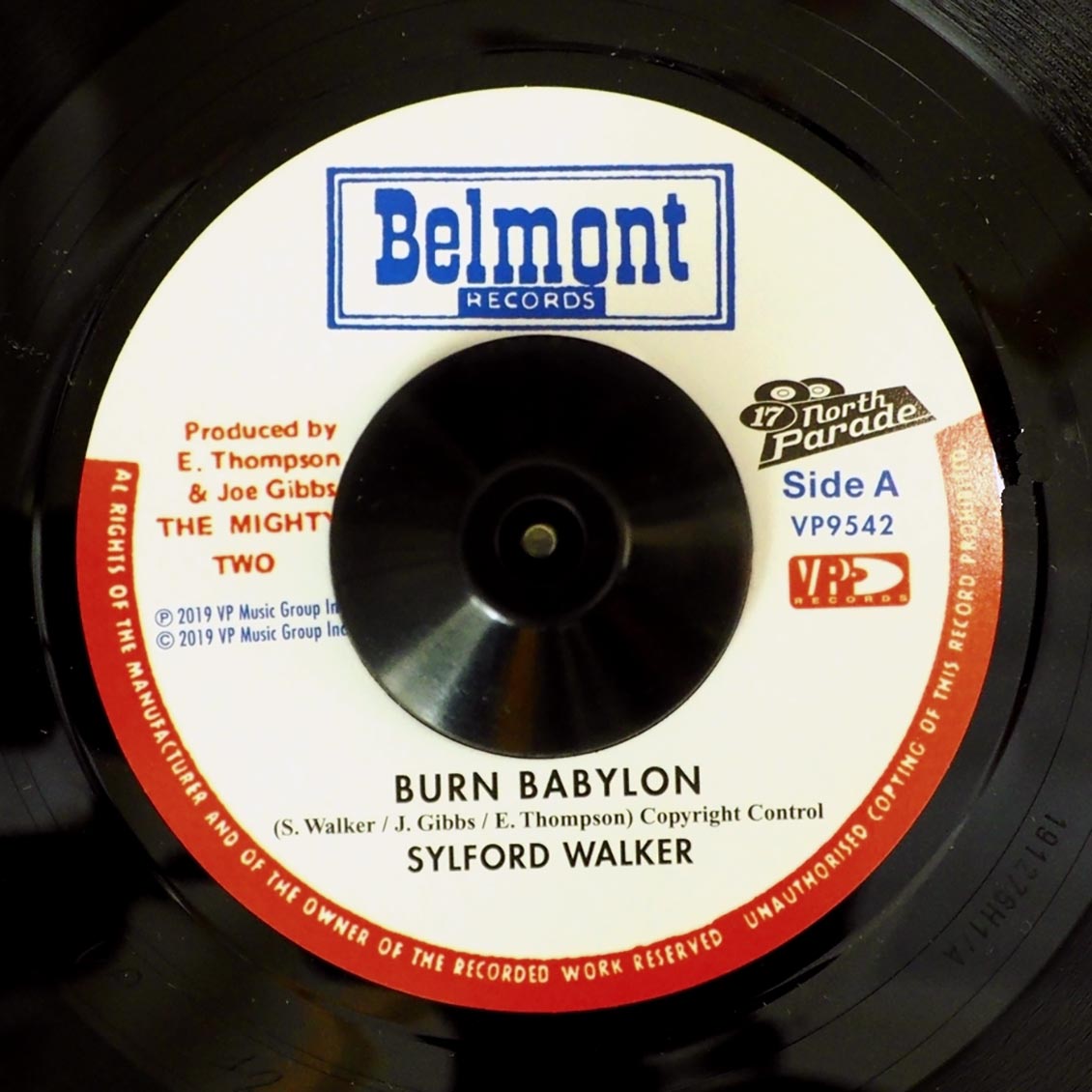 Sylford Walker - Burn Babylon  /  Version [New Vinyl Record 7" Single]
