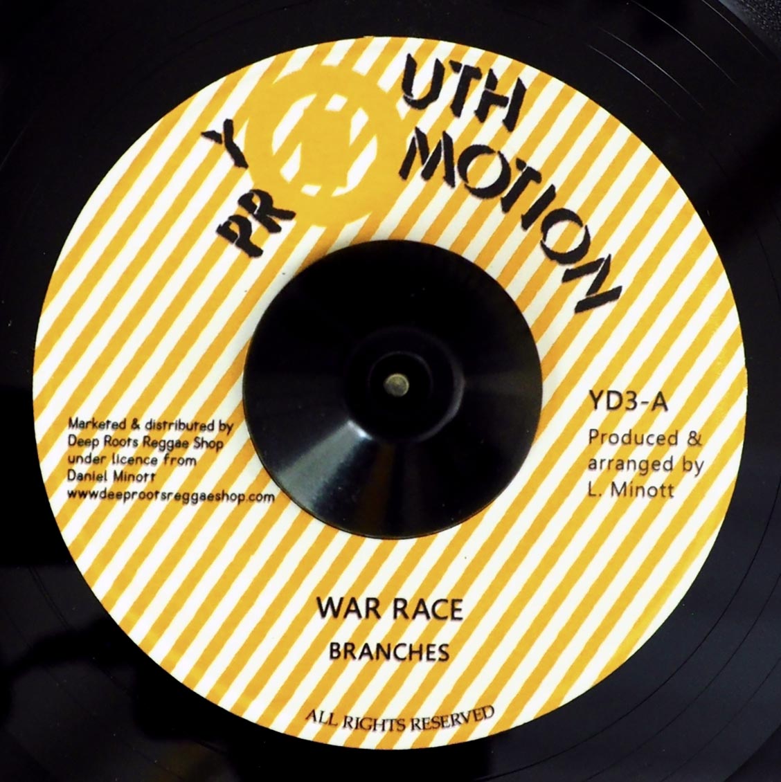 Branches - War Race  /  Version [New Vinyl Record 7" Single]