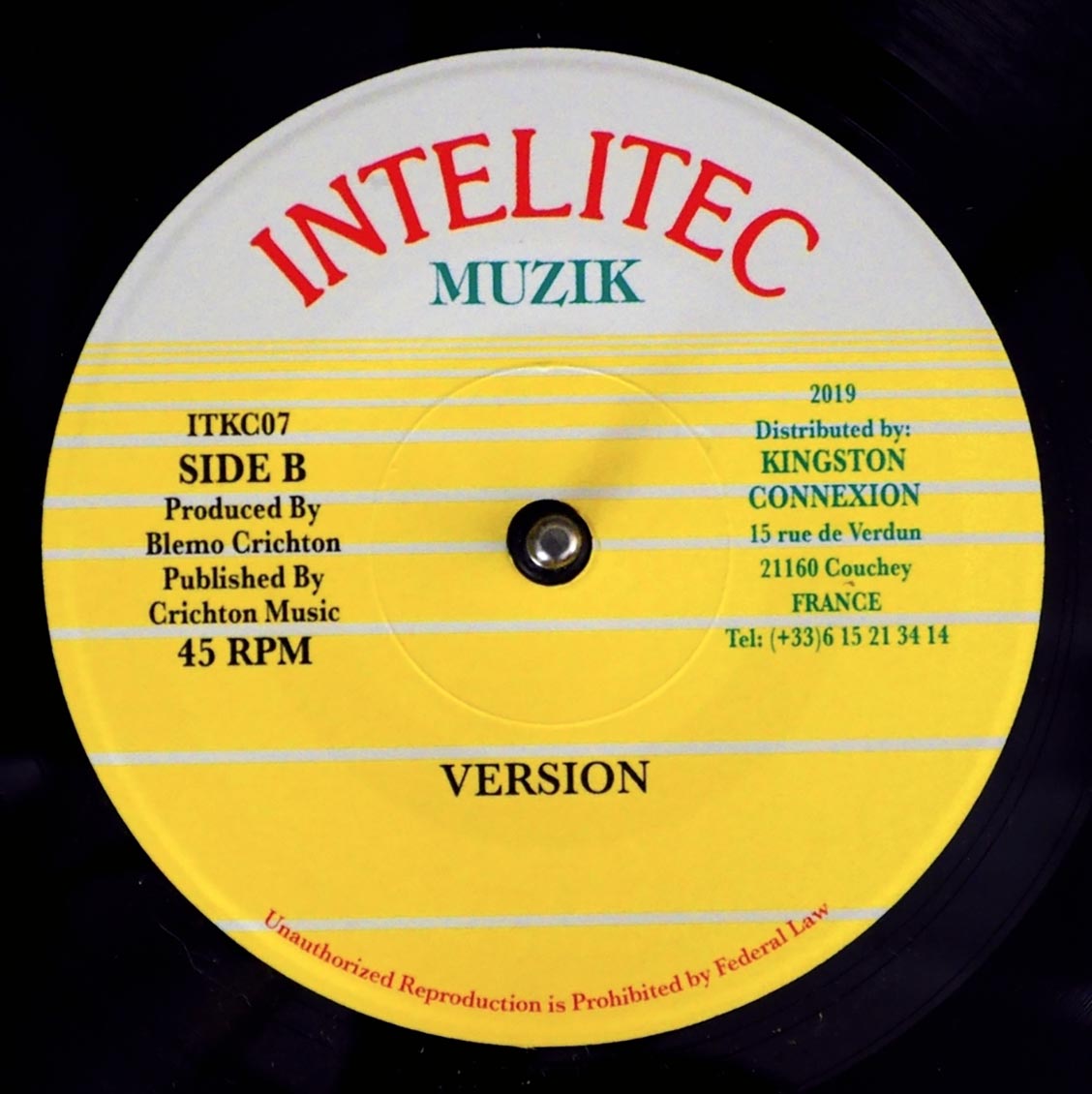 Jesse James - Youth Attack  /  Version (rhythm: "White Mice - Step By Step") [New Vinyl 7"]