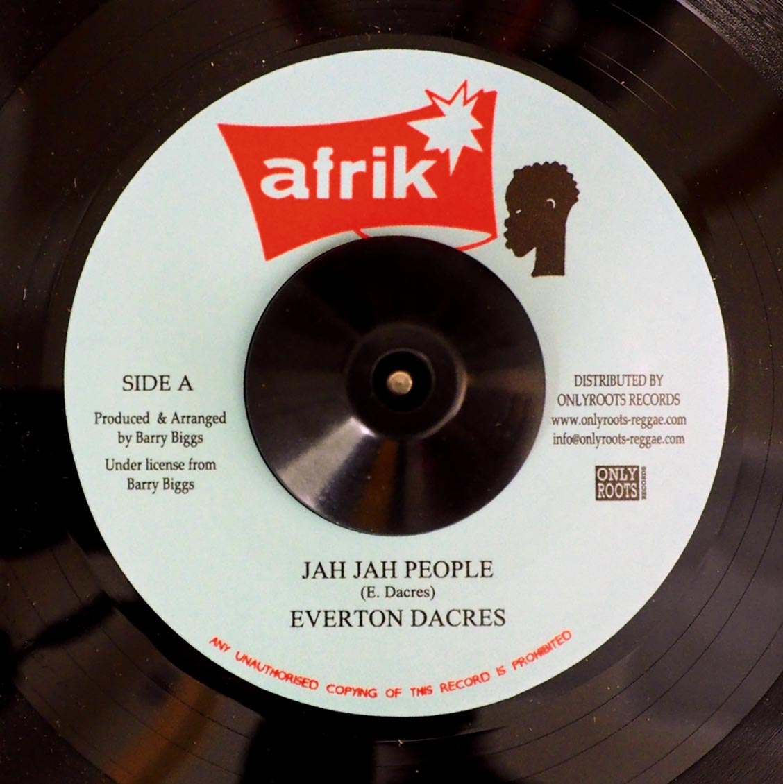 Everton Dacres - Jah Jah People  /  Stereophonics - Jah People Time (Version) [New] [New Vinyl 7"]