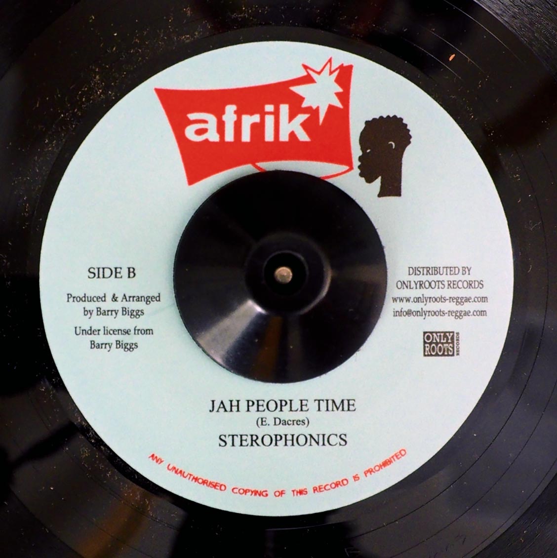 Everton Dacres - Jah Jah People  /  Stereophonics - Jah People Time (Version) [New Vinyl 7"]