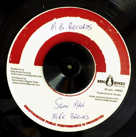 Mike Brooks - Sensi Man  /  Version [New Vinyl Record 7" Single]