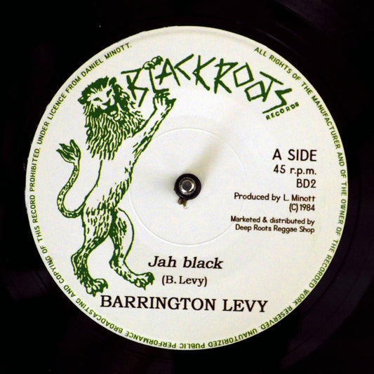 Barrington Levy - Jah Black  /  Version [New Vinyl Record 7" Single]