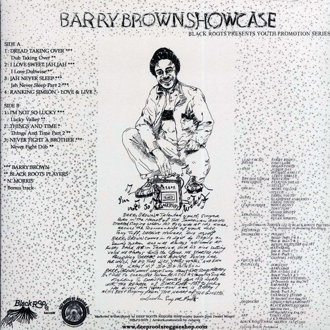 Barry Brown - I'm Not So Lucky [New Vinyl LP]