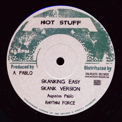 Augustus Pablo - Skanking Easy; Augustus Pablo - Skank Version  /  Dillinger - Down Town Rock; Augustus Pablo - Havendale Rock [New Vinyl 10"]