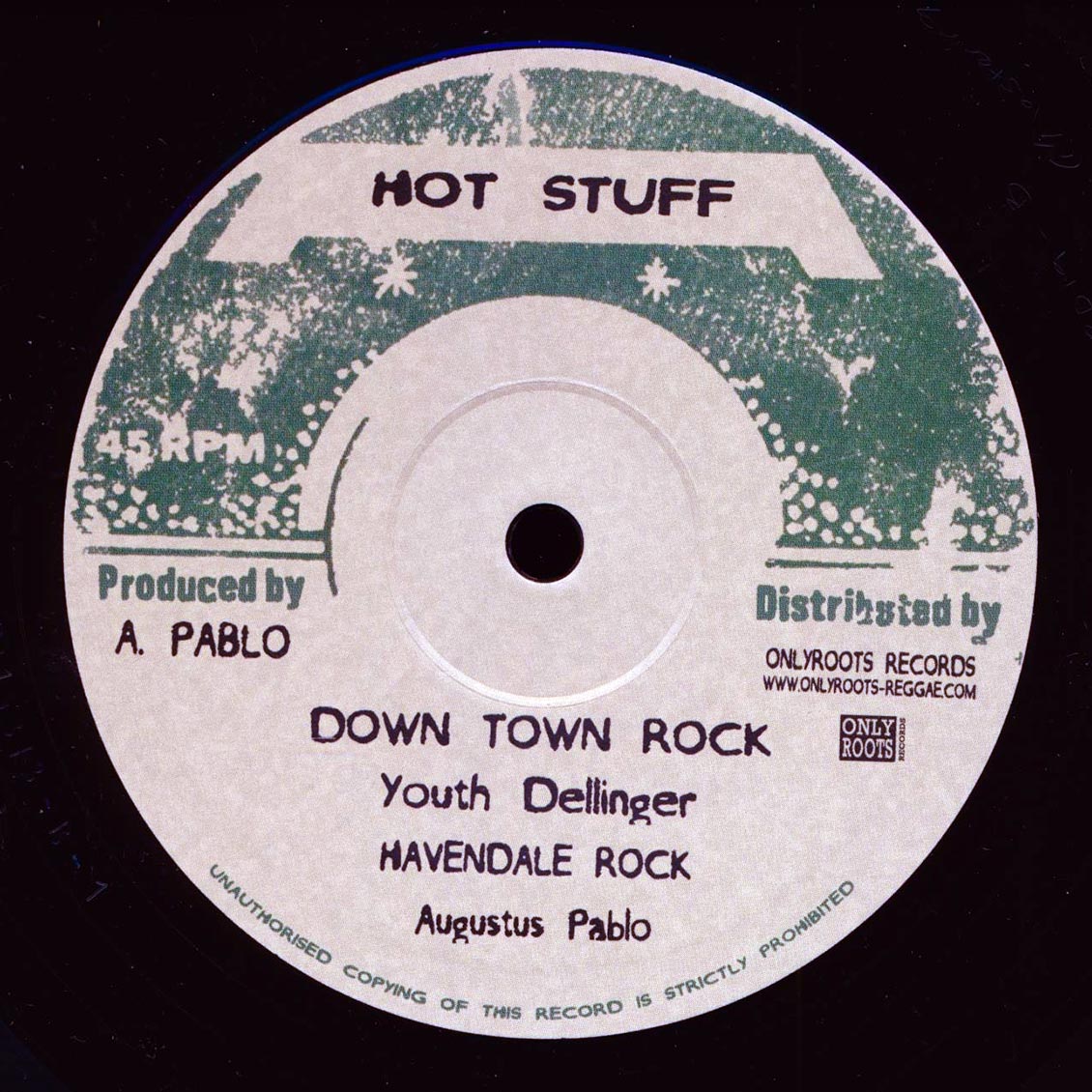 Augustus Pablo - Skanking Easy; Augustus Pablo - Skank Version  /  Dillinger - Down Town Rock; Augustus Pablo - Havendale Rock [New Vinyl 10"]