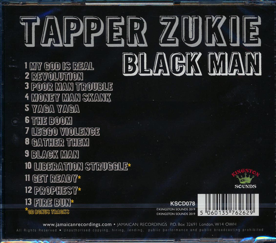 Tappa Zukie - Black Man [New CD]