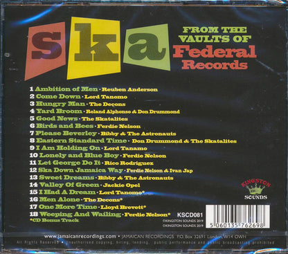 Don Drummond, The Skatalites, Lord Tanamo, Etc. - Ska From The Vaults Of Federal Records [New CD]