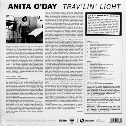Anita O'Day - Trav'lin' Light (+bonus track) (ltd. ed.) (180g) (remastered) [New Vinyl Record LP]