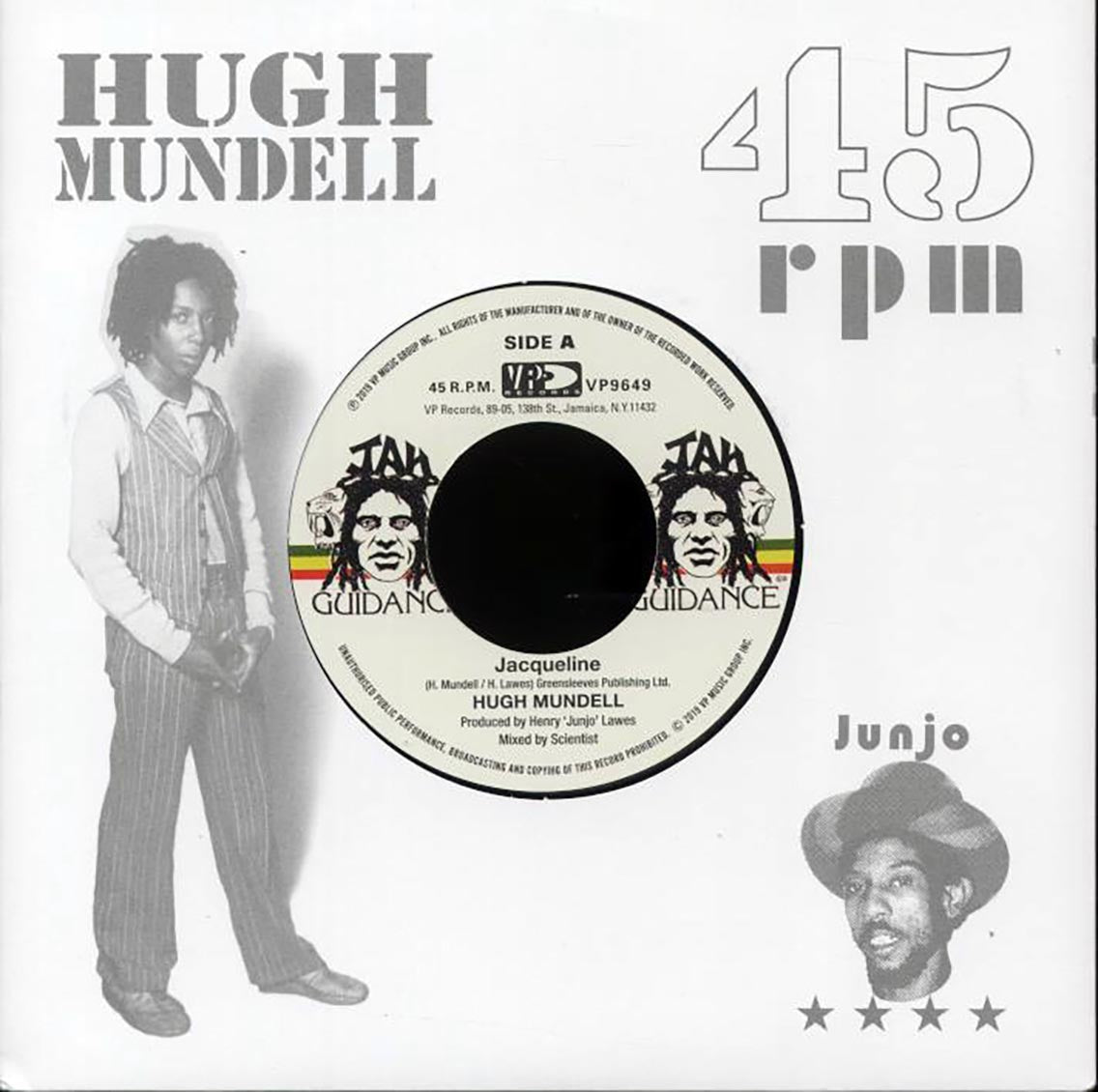 Hugh Mundell - Jacqueline  /  Scientist & Roots Radics - Version [New Vinyl Record 7" Single]
