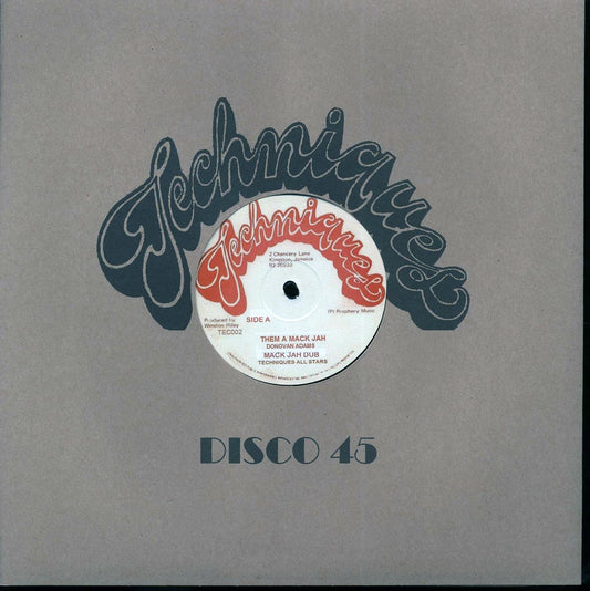 Donavan Adams - Them A Mack Jah; Techniques All Stars - Mack Jah Dub  /  Marvin Brooks - Cheer Up Blackman; Techniques All Stars - Cheer Up Dub [New]