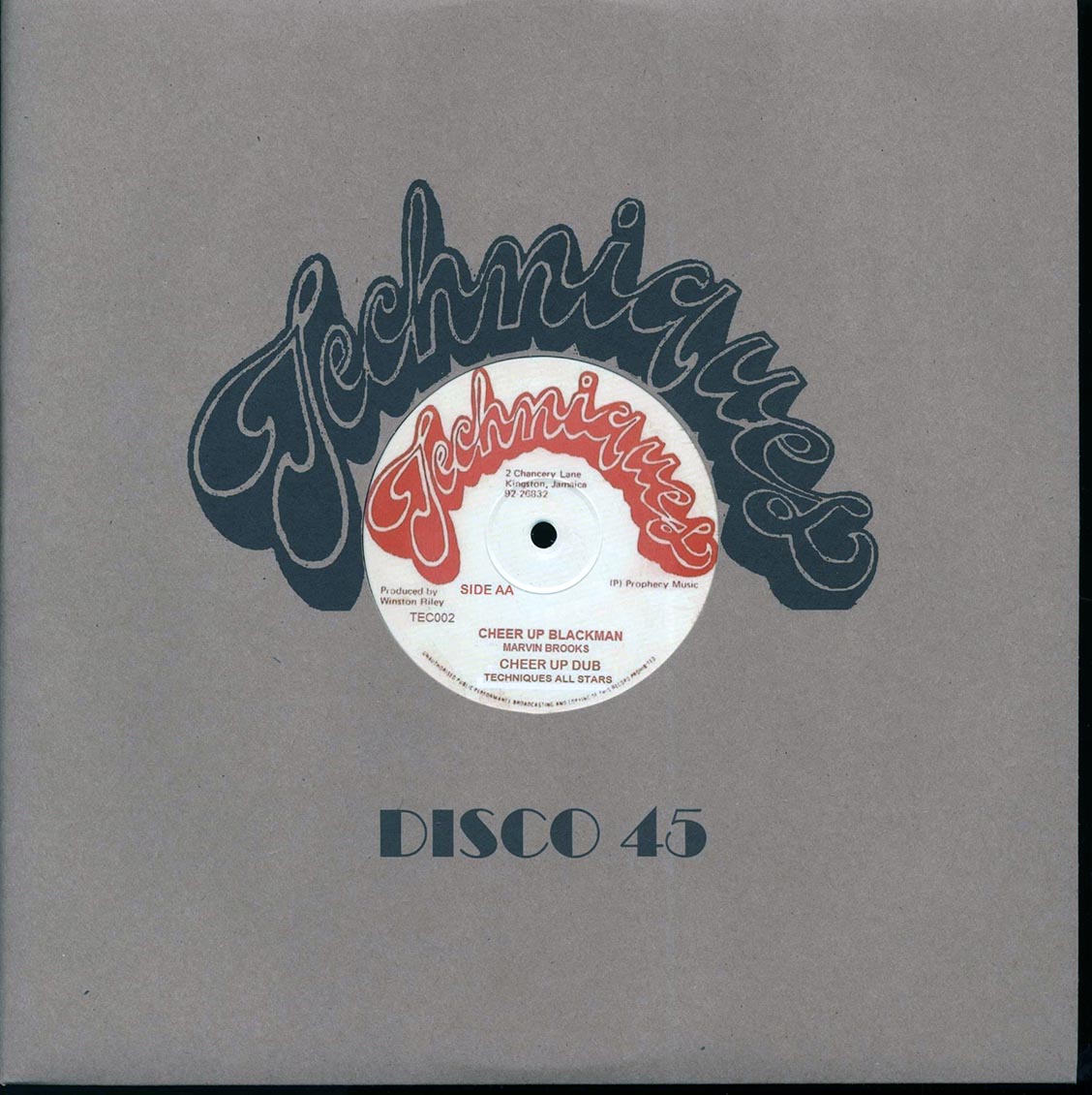 Donavan Adams - Them A Mack Jah; Techniques All Stars - Mack Jah Dub  /  Marvin Brooks - Cheer Up Blackman; Techniques All Stars - Cheer Up Dub [New Vinyl 12"]