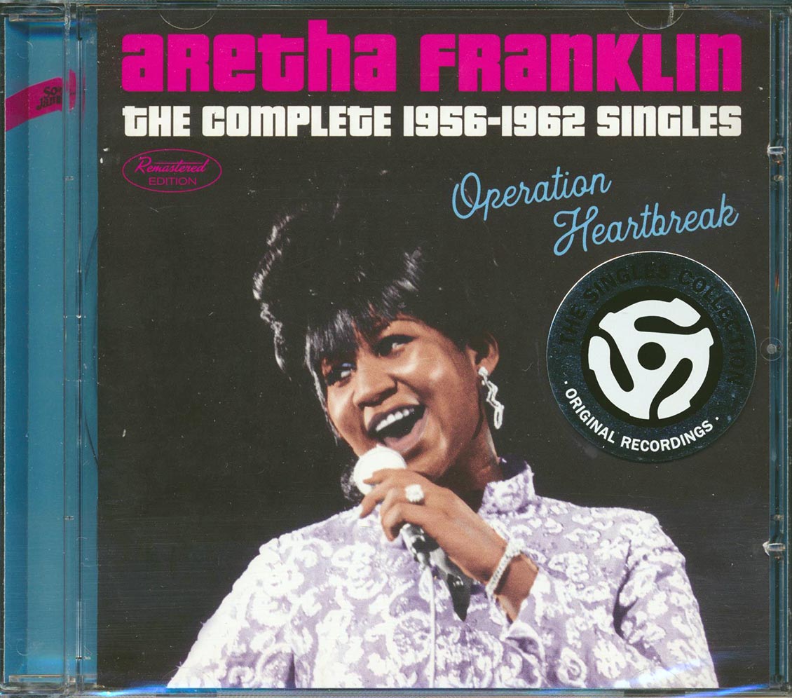 Aretha Franklin - The Complete 1956-1962 Singles: Operation Heartbreak (22 tracks) (incl. 16-page booklet) (24-bit mastering) (remastered) [New CD]
