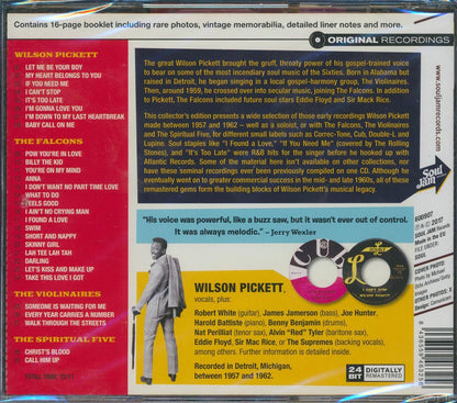 Wilson Pickett - Let Me Be Your Boy: The Early Years 1957-1962 (29 tracks) (incl. 16-page booklet) (remastered) (24-bit mastering) [New CD]