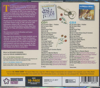 Rodgers & Hammerstein - The Sound Of Music: The Broadway & London Casts (49 tracks) (2xCD) (incl. 16-page booklet) (24-bit mastering) (remastered) [New CD]