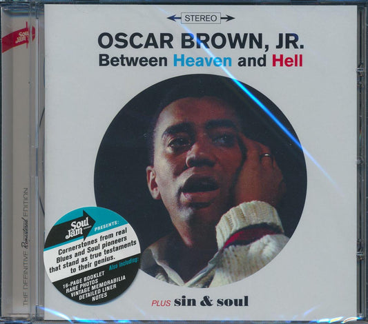 Oscar Brown, Jr. - Between Heaven & Hell + Sin & Soul (2 albums on 1 CD) (27 tracks) (incl. 16-page booklet) (remastered) (24-bit mastering) [New CD]