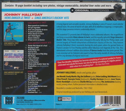 Johnny Hallyday - Viens Danser Le Twist + Sings America's Rockin' Hits (2 albums on 1 CD) (29 tracks) (incl. 16-page booklet) (remastered) (24-bit mastering) [New CD]