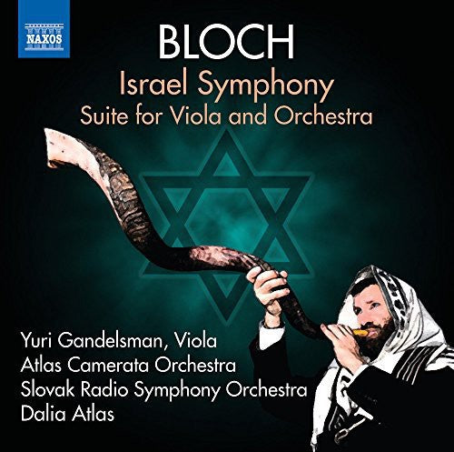 Bloch / Kohutkova / Kramolisova - Israel Symphony Suite for Viola & Orchestra Music CD