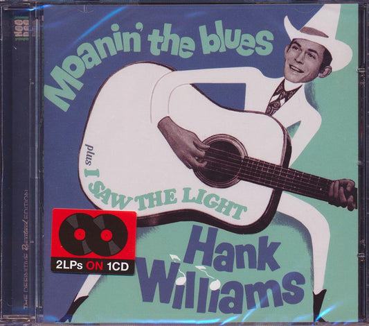 Hank Williams - Maonin' The Blues + I Saw The Light (2 albums on 1 CD) (30 tracks) (incl. 16-page booklet) (remastered) (24-bit mastering) [New CD]