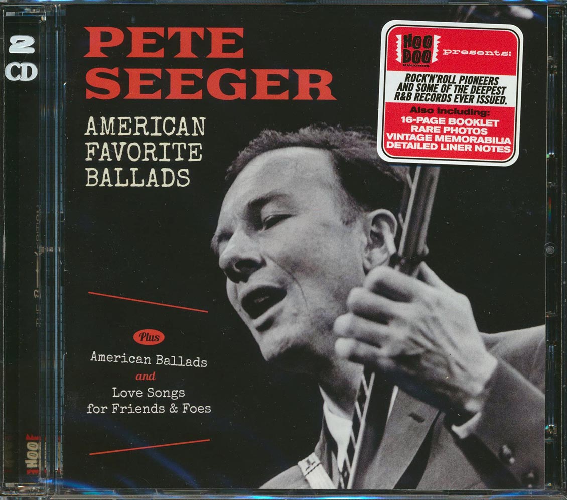 Pete Seeger - American Favorite Ballads (3 albums on 2 CDs) (56 tracks) (2xCD) (incl. 16-page booklet) (remastered) [New CD]
