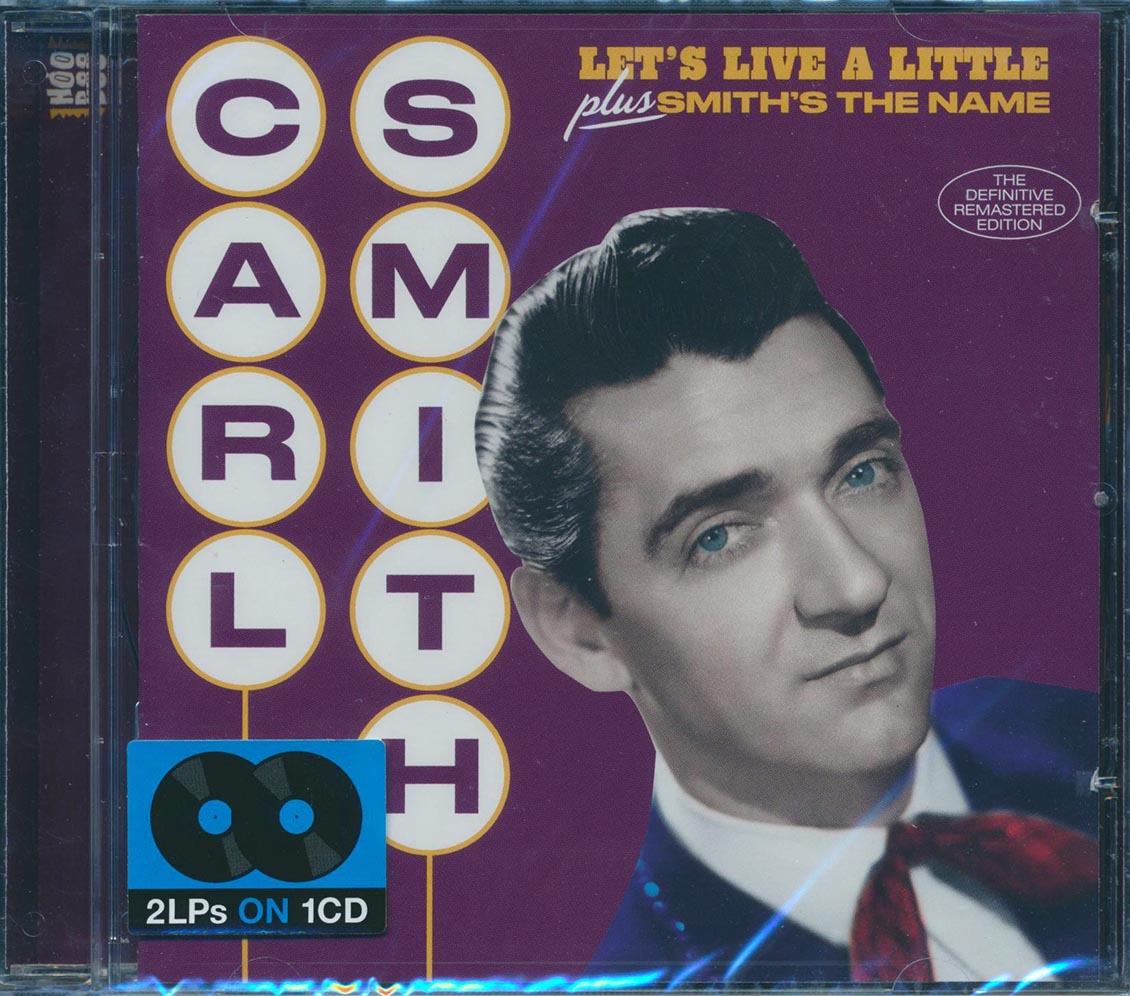 Carl Smith - Let's Live A Little + Smith's The Name (2 albums on 1 CD) (30 tracks) (incl. 16-page booklet) (24-bit mastering) (remastered) [New CD]