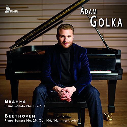 Brahms / Beethoven / Golka - Piano Sonata 1 Music CD
